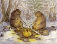 #2755 - Quiet Afternoon with Mole Print - #2755G