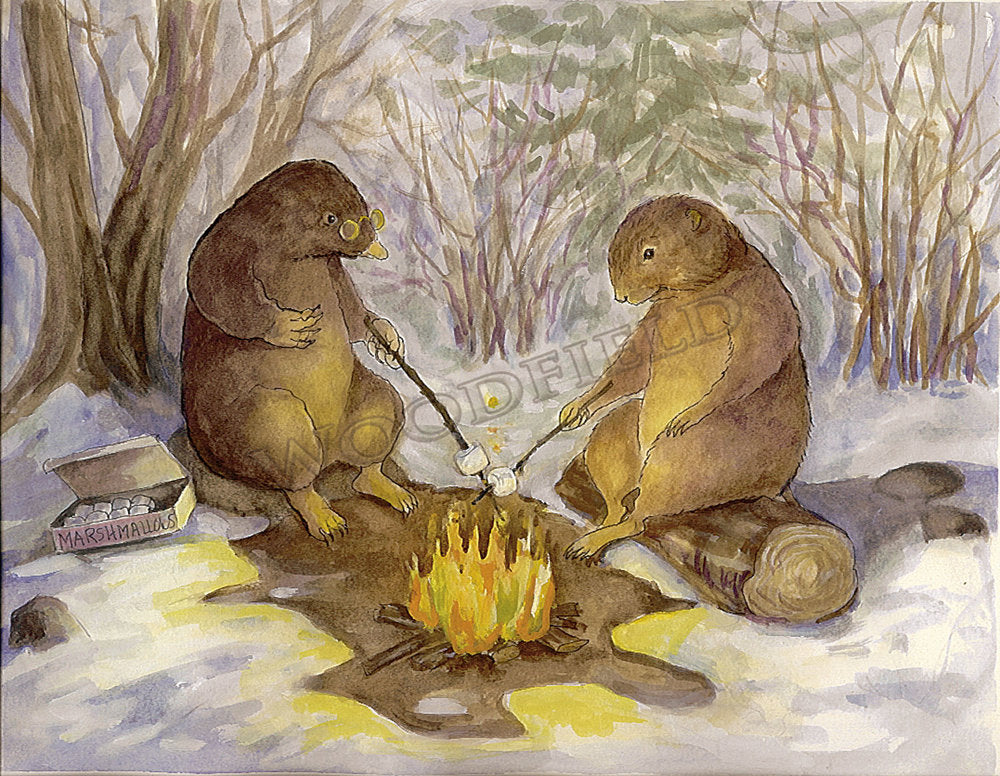 #2755 - Quiet Afternoon with Mole Print - #2755G