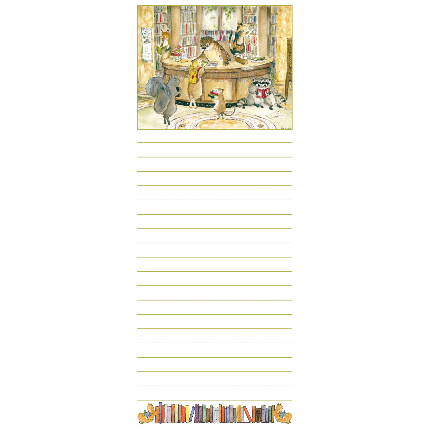 #7600 - Library Days Magnetic Notepad