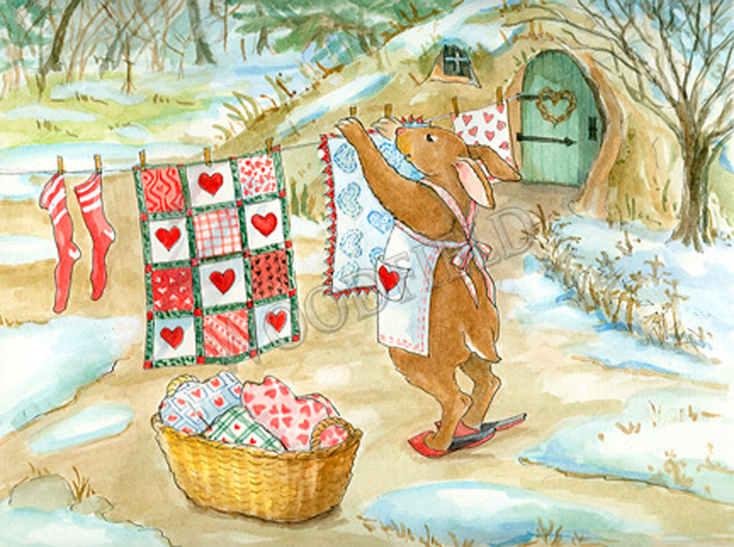 Item 763 Rebecca's Hearts Notecard image