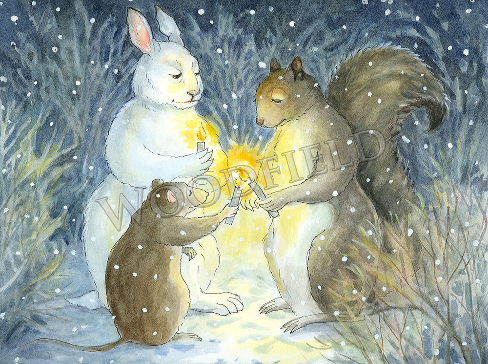 #2767 - Candle Lighting Print - #2767G