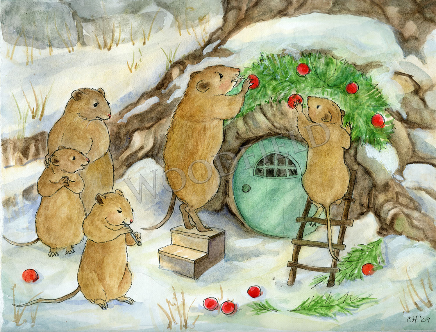 Item 769 Door Decorations Notecard image