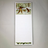 #7752 - Skating Bears Magnetic Notepad