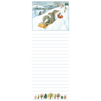 Item 7761 Sledding Fun Magnetic Notepad