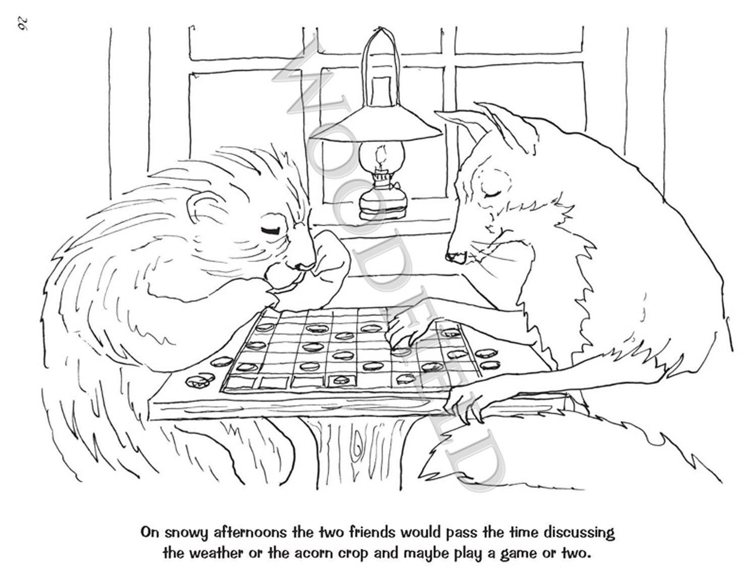 #4000 - Tales from Woodfield Coloring Book