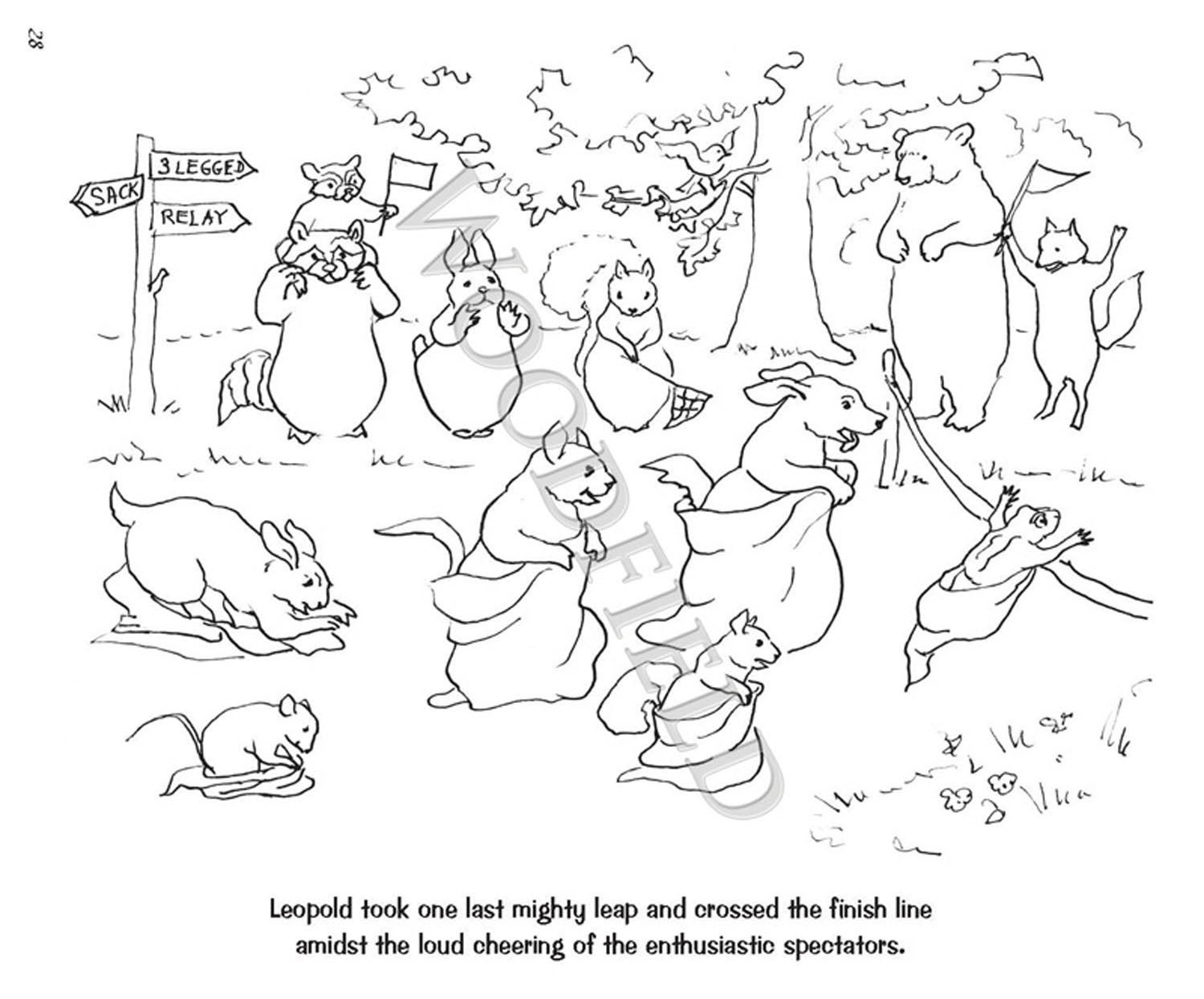 #4000 - Tales from Woodfield Coloring Book