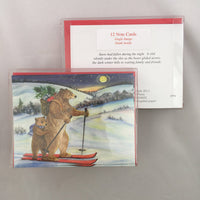 #1770B - Bears Skiing Notecard Boxed Set