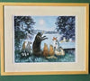 #2803  Hello Harvest Moon Print  2803G