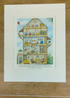 2804 Mouse House Print - 2800D  2804G