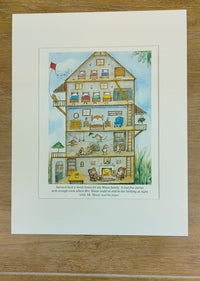 2804 Mouse House Print - 2800D  2804G