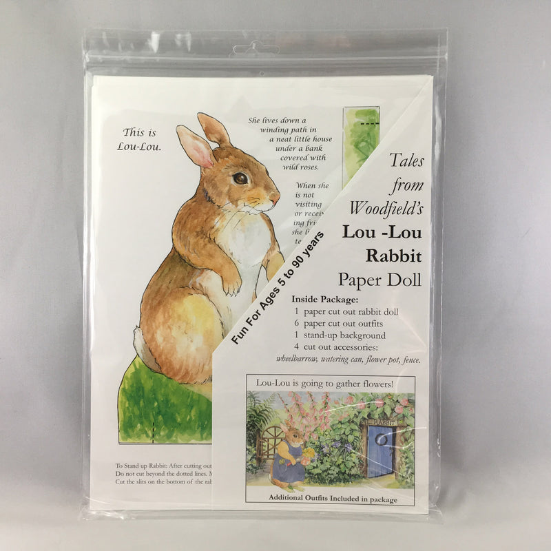 #3001 - Lou-Lou Rabbit Paper Doll Kit