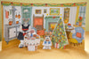 #3002 - Cat's Christmas Cottage Paper Doll Kit