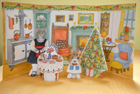 #3002 - Cat's Christmas Cottage Paper Doll Kit