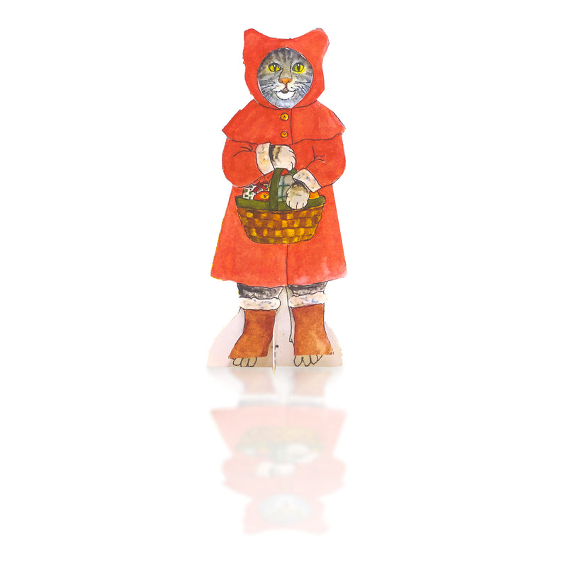 #3002 - Cat's Christmas Cottage Paper Doll Kit