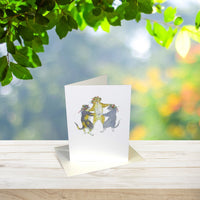 #46013 - "Circle Dance"  Studio Notecard