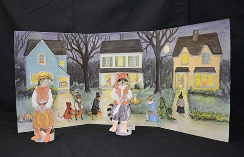 #3004 - Olivia & Roddy's Halloween Paper Doll Kit