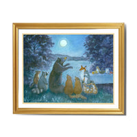 #2803  Hello Harvest Moon Print  2803G