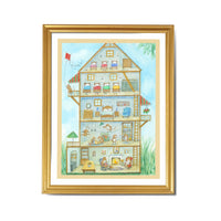 2804 Mouse House Print - 2800D  2804G