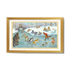 G28102 "Skating Party" Giclee Print - 22" x  16" Mat - Signed by Cindy Hendrick