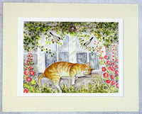 #2001 - Garden Nap Print - #2001G