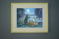 #2803  Hello Harvest Moon Print  2803G