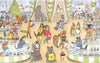 G28101 Holiday Shopping Spree! Giclee Print - 22" x  16" Mat - Signed by Cindy Hendrick