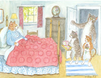 #510 Breakfast in Bed Notecard