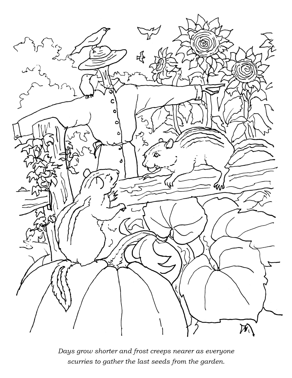 Woodfield Coloring Kit - Fall & Winter