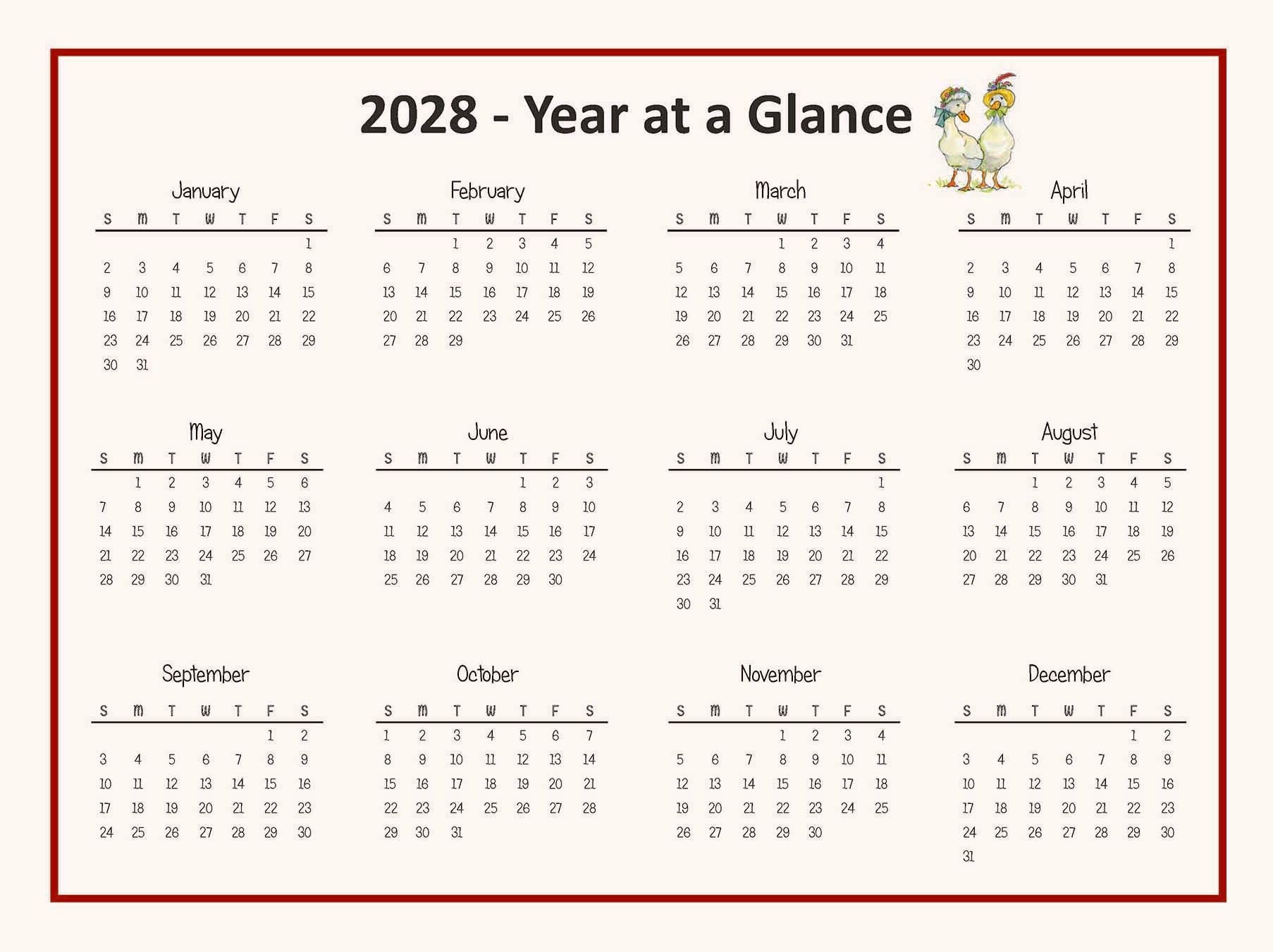 #3050 -  12-Month Wall Calendar (2027)