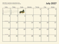 #3050 -  12-Month Wall Calendar (2027)