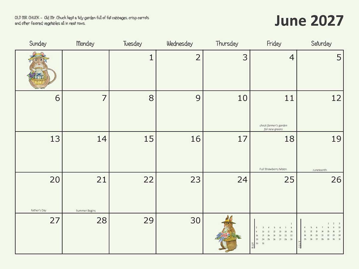#3050 -  12-Month Wall Calendar (2027)