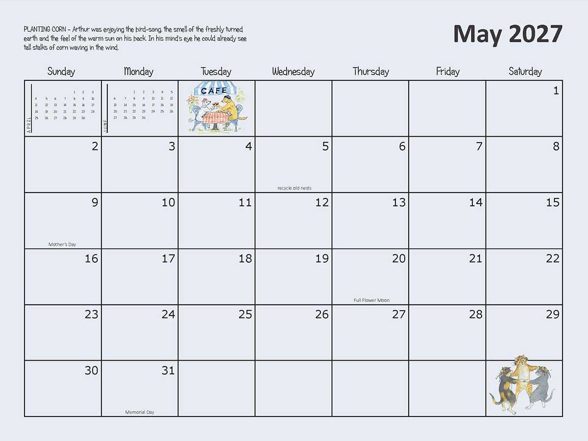 #3050 -  12-Month Wall Calendar (2027)