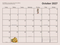 #3050 -  12-Month Wall Calendar (2027)