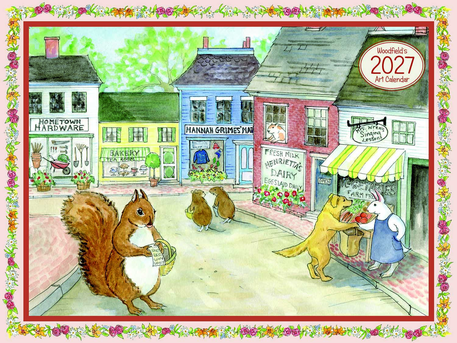 #3050 -  12-Month Wall Calendar (2027)