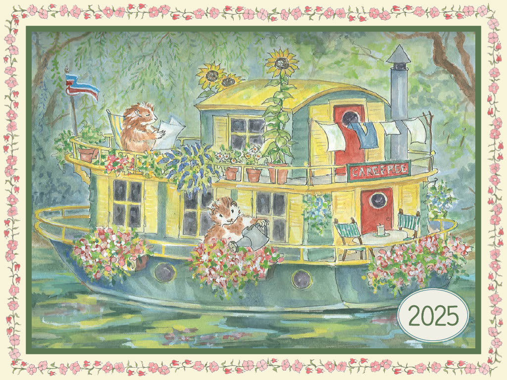 2025 Woodfield Calendar Cover - Houseboat
