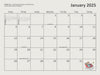 #3050 -  12-Month Wall Calendar (2025)