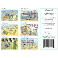 Item 1004 Coastal Notecard Assortment with six different images