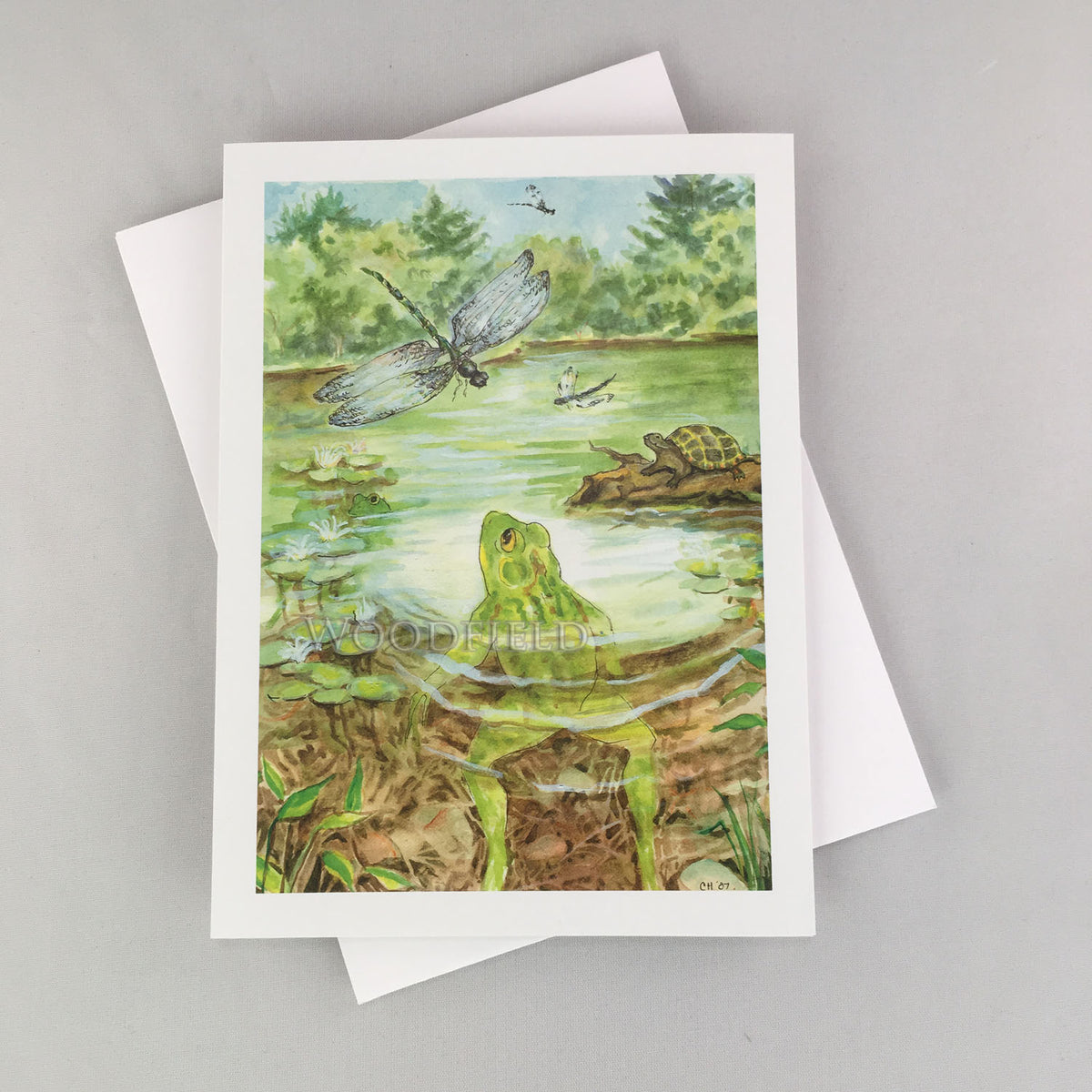 #18 - Lily Pond Notecard