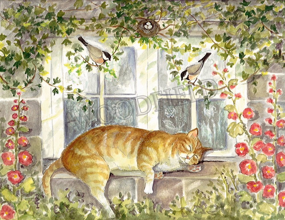 #2001 - Garden Nap Print - #2001G