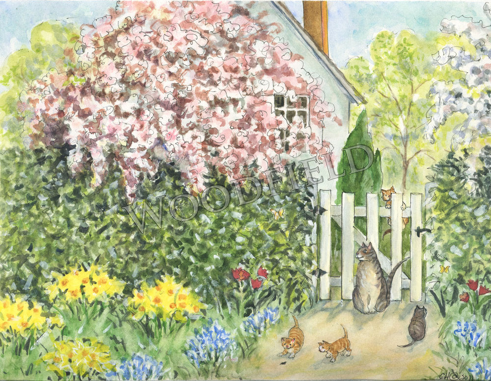 #2022 - Cottage Garden Print - #2022G