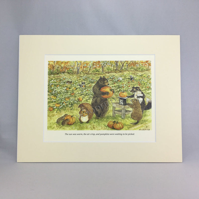 Item 2360 Pumpkin Patch Print