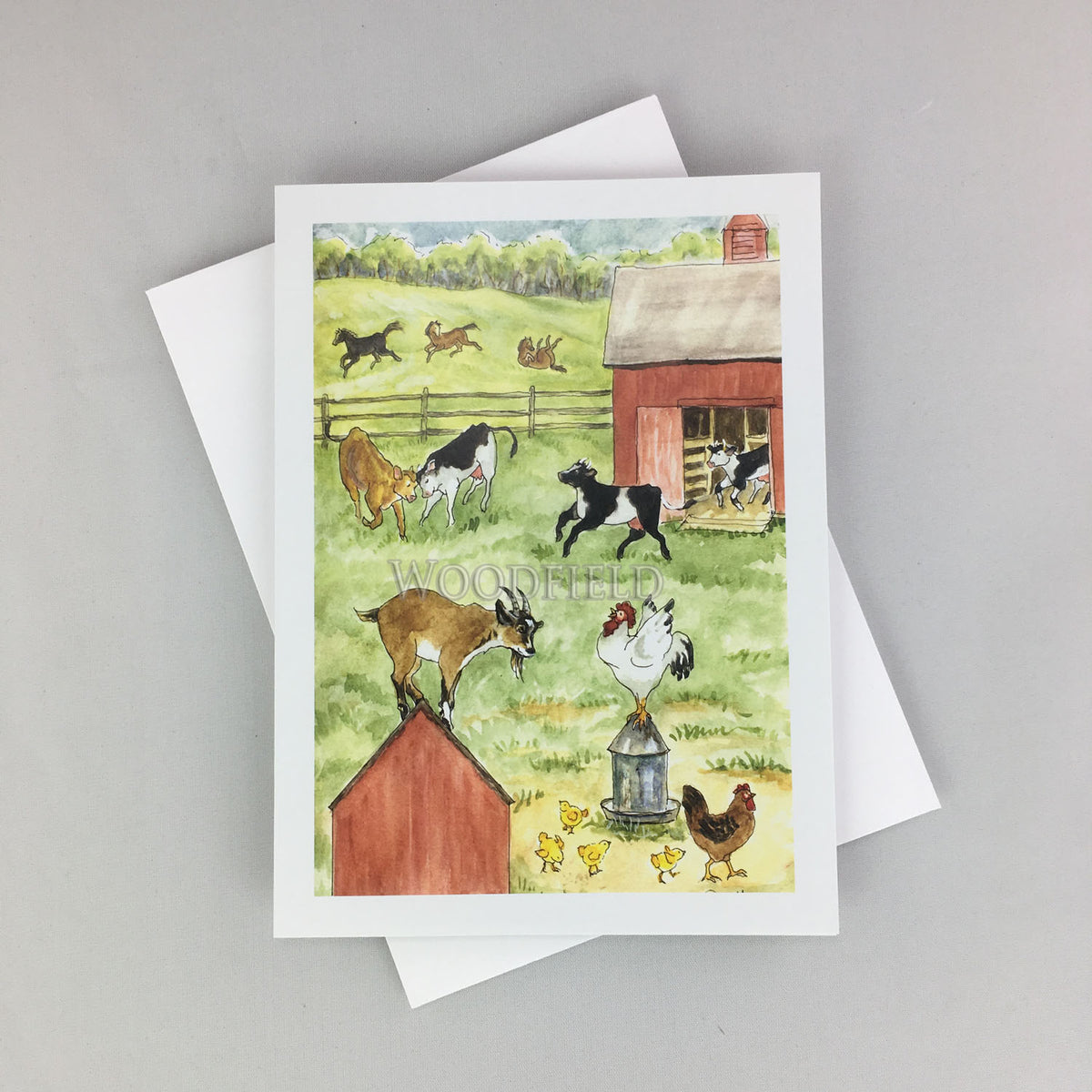 #25 - Farm Frolic Notecard