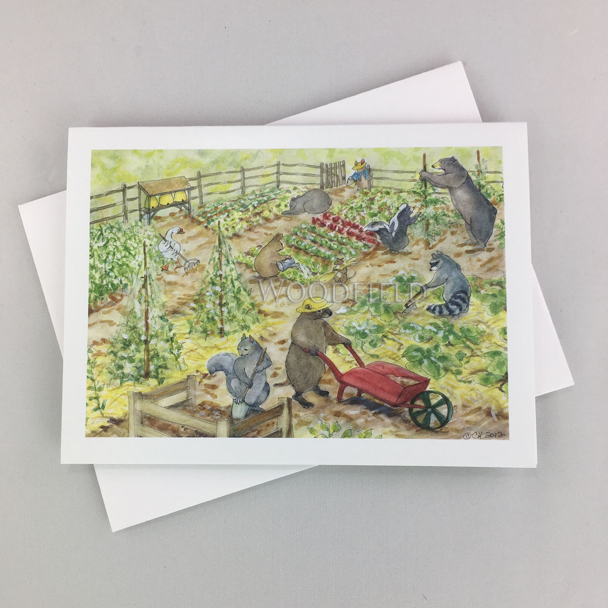 #293 - Community Garden Notecard