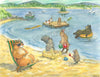 Item 294 Day at the Beach Notecard image