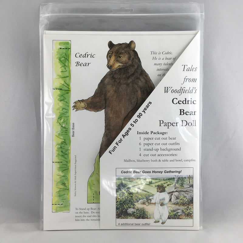 #3000 - Cedric Bear Paper Doll Kit