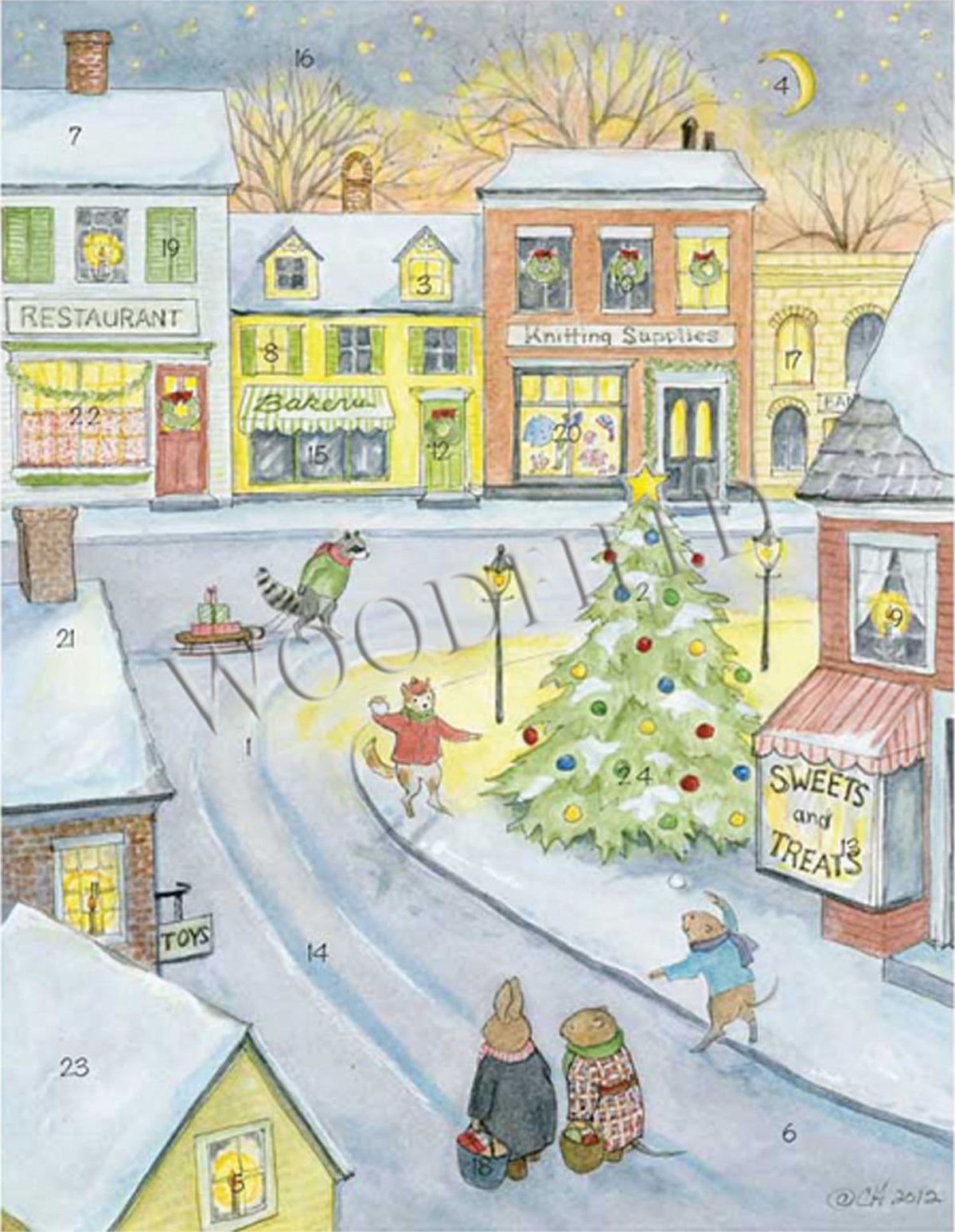 #3022 - Town Advent Calendar