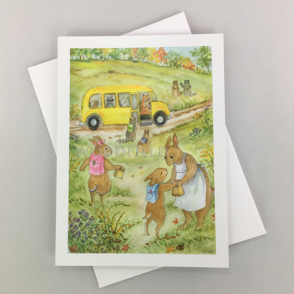 #323 - School Bus Notecard