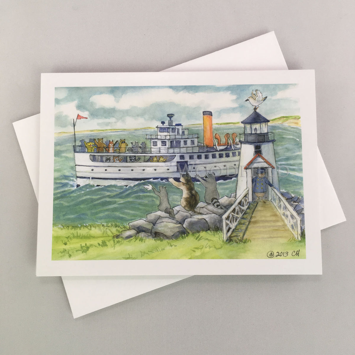 #402 - Bon Voyage Notecard