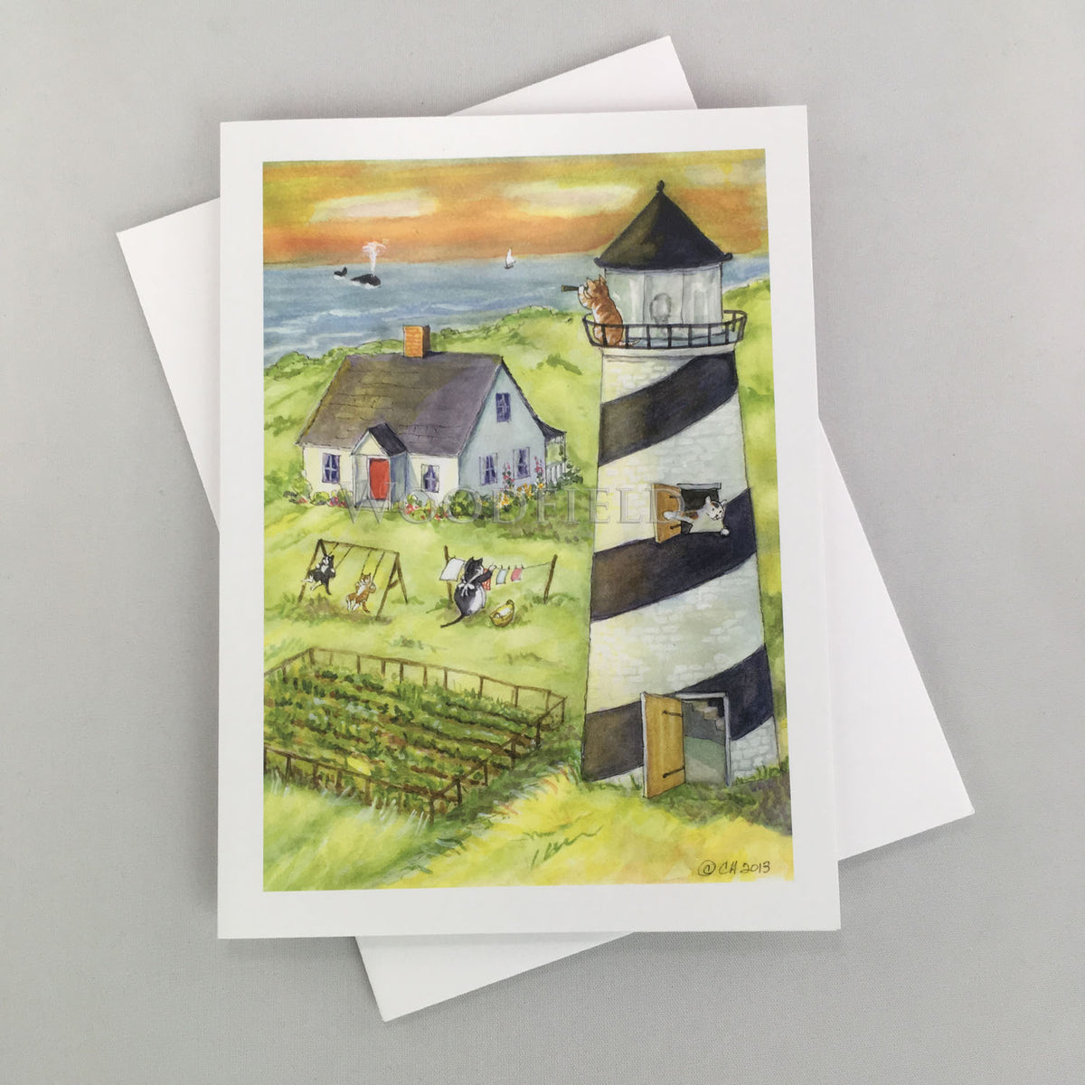 #404 - Lighthouse Notecard