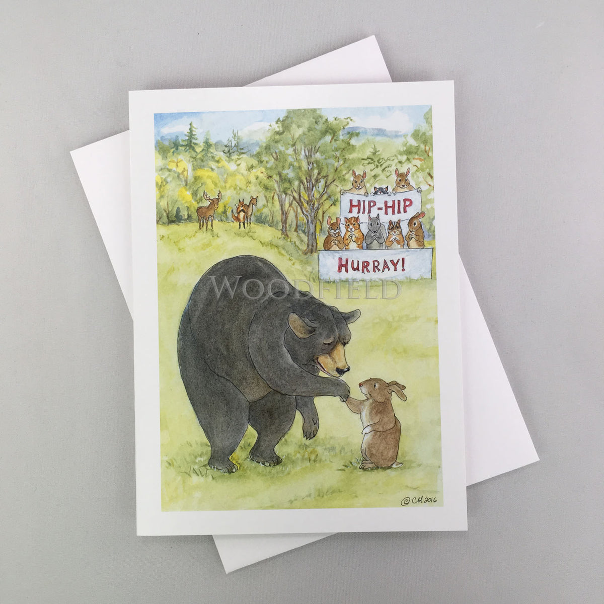 #508 - Hip-Hip Hurray Notecard